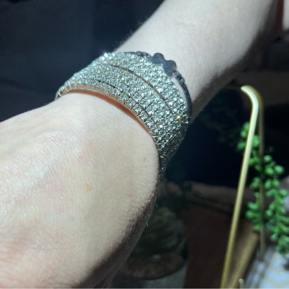 -🌸5/$25🌸Wrap Studded Faux Diamond Accent Bracelet - Picture 9 of 13